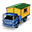 Truck With Site Office Icon 32x32 png